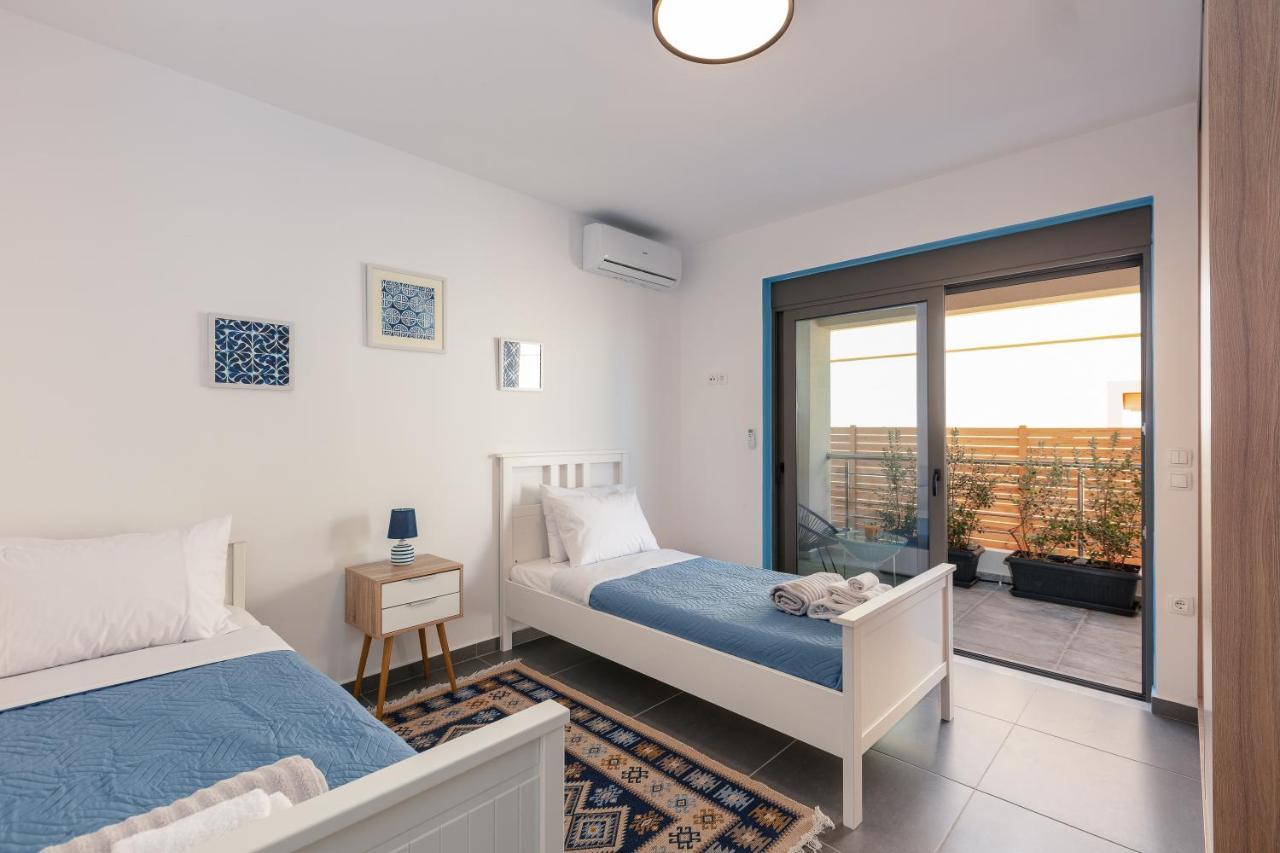 Greek Sky - New Modern Apartment With Shared Pool Tavronitis  Exterior photo